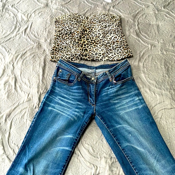 Leopard Crop top - Picture 1 of 3